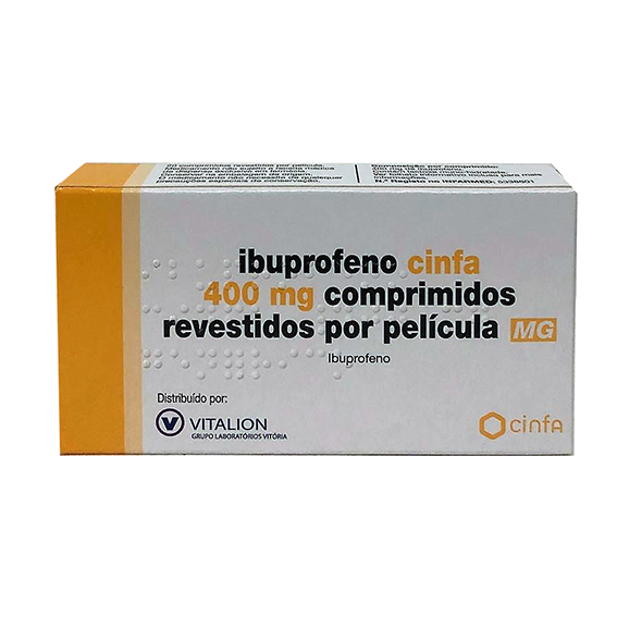 Ibuprofeno Vitória 400mg x 20 unidades