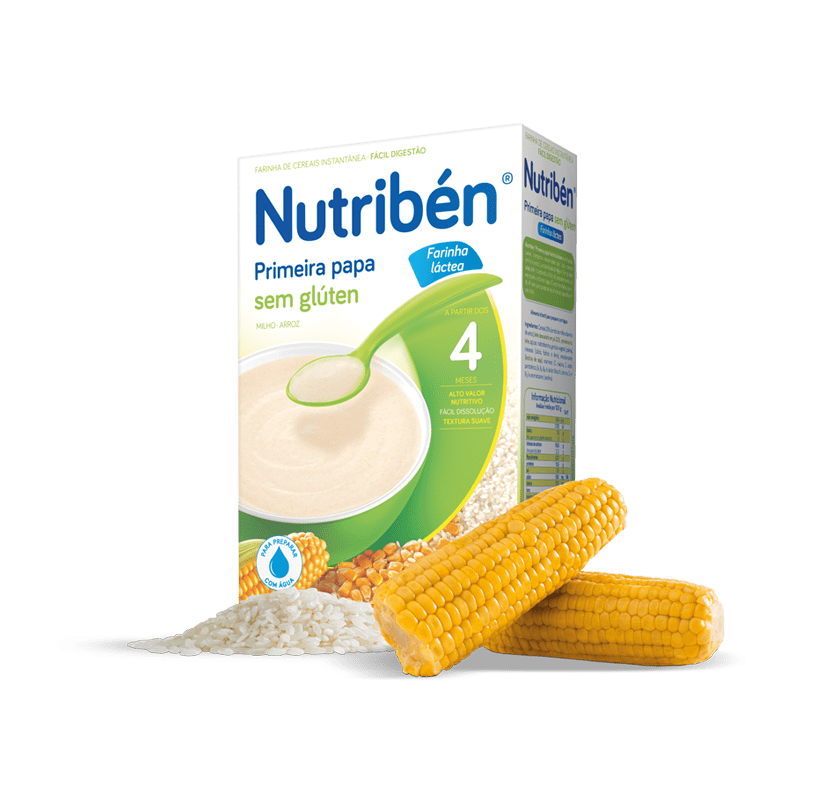 Nutriben Farinhas Primeira Papa (Láctea s/ Glúten) - 600g