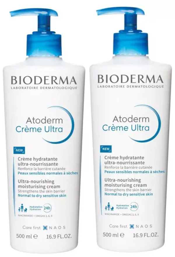 Atoderm Bioderma Creme Ultra-hidratante - 500ml (DUO)