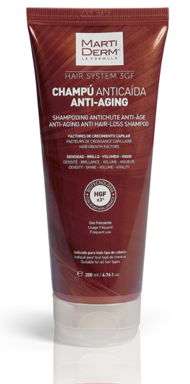 Martiderm Hair System Champô Queda Anti-Aging - 200ml