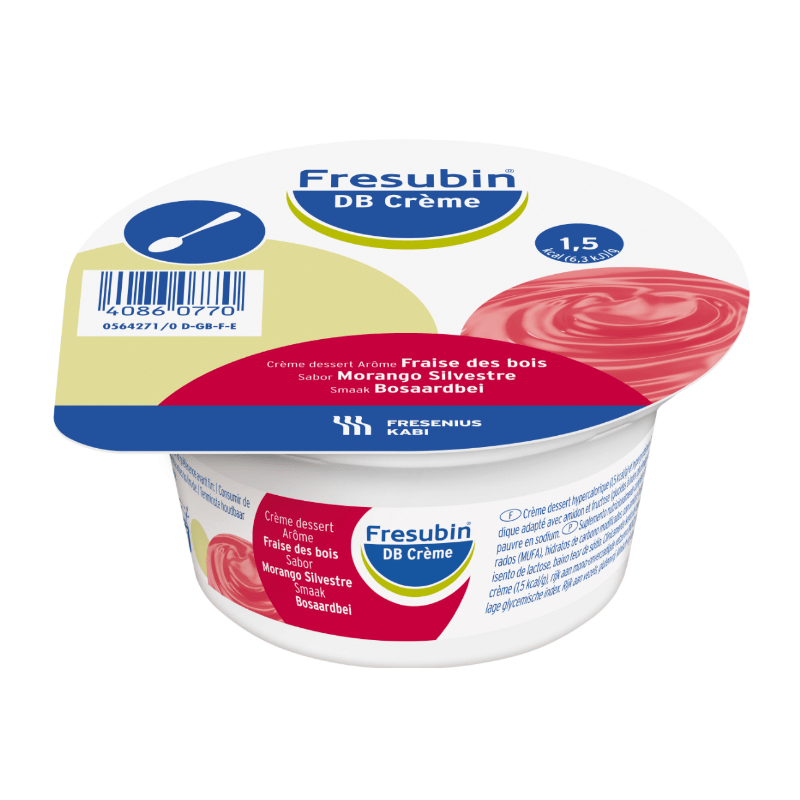 Fresubin DB_Creme MORANGO - 125g (x4 unidades)
