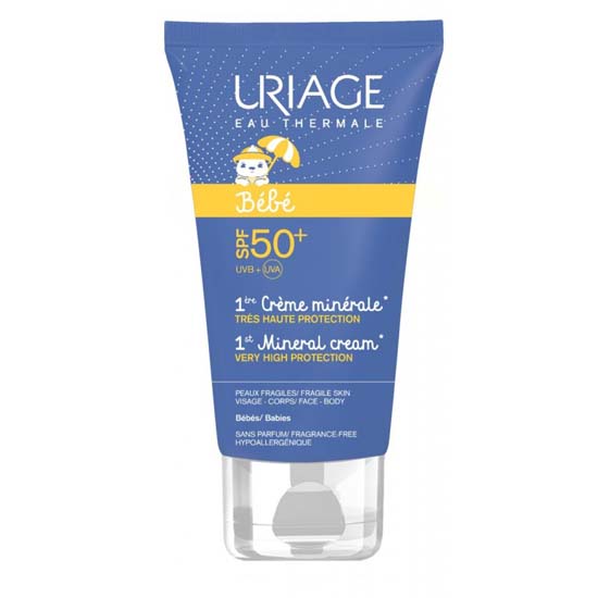 Uriage Bebe 1ºCreme Mineral SPF50+ - 50ml