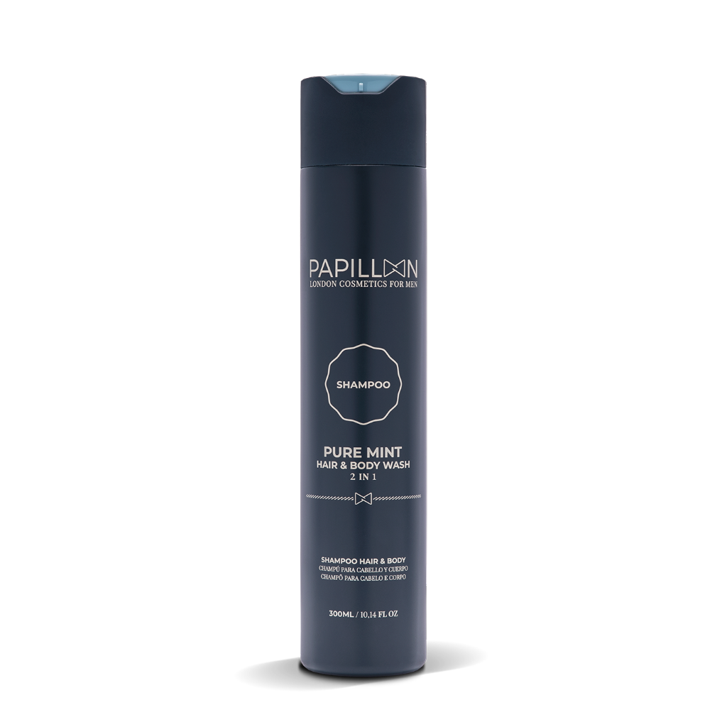 Papillon Champô Pure Mint Cabelo/Barba - 300ml