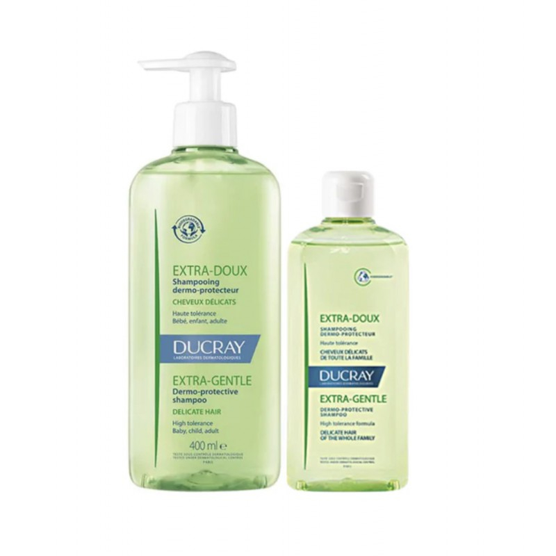 Ducray Frequência Champô Extra Doux - 400ml + Oferta 200ml