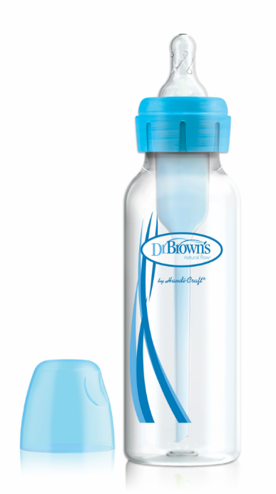 Dr Browns Options Biberão Estreito Tetina Silicone - 250ml (Azul)
