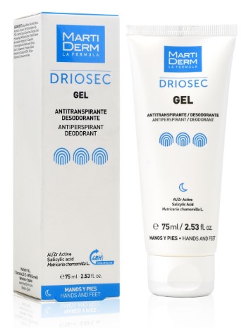 Martiderm Gel Deo/Transpiração Driosec - 75 mL