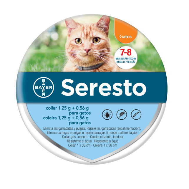 Seresto Coleira 1,25g+0,56g Gato