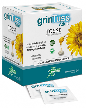 Grintuss Adulto Comprimido Chupar com Poliresin (x20 unidades)