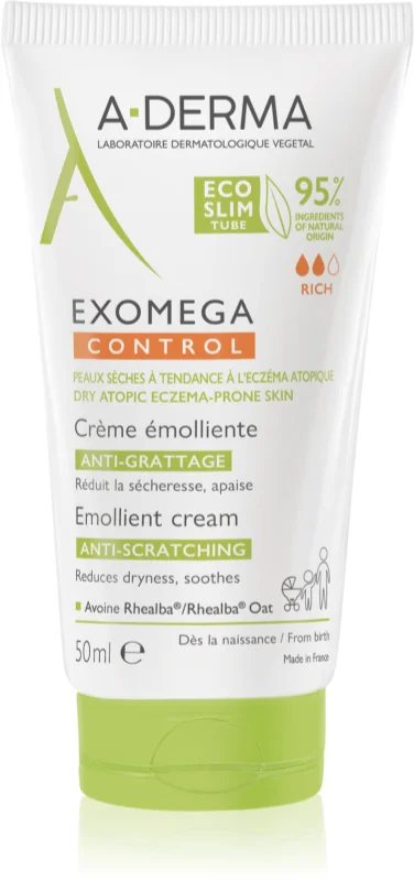A-Derma Exomega Control Creme Emoliente - 50ml