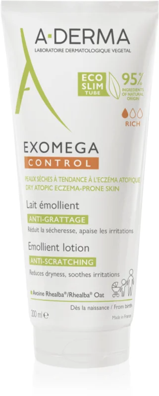 A-Derma Exomega Control Leite Emoliente - 200ml