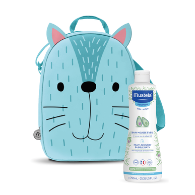 Mustela Bebé Pele normal Espuma Banho - 750ml (Mochila Gato)