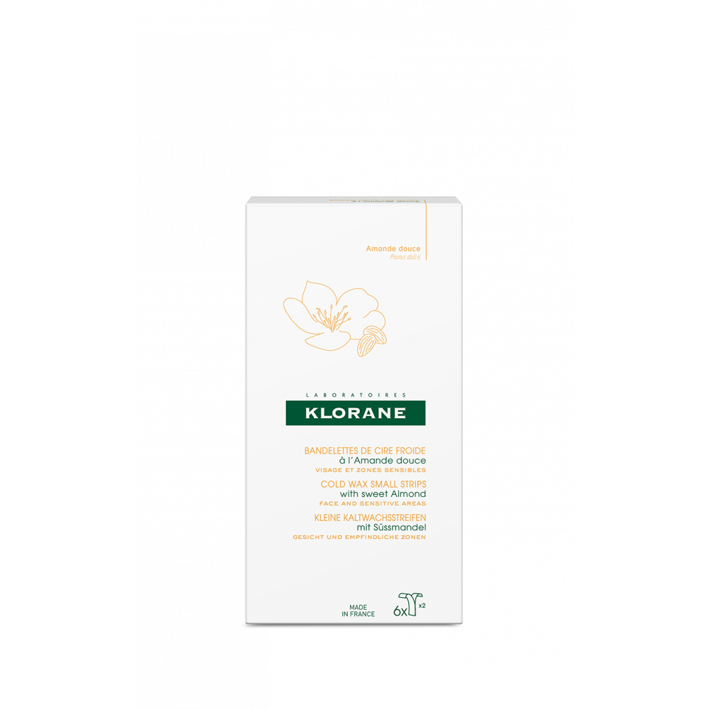 Klorane Dermo Protect Bandas Depilatórias Cera Fria Rosto (x6 unidades)