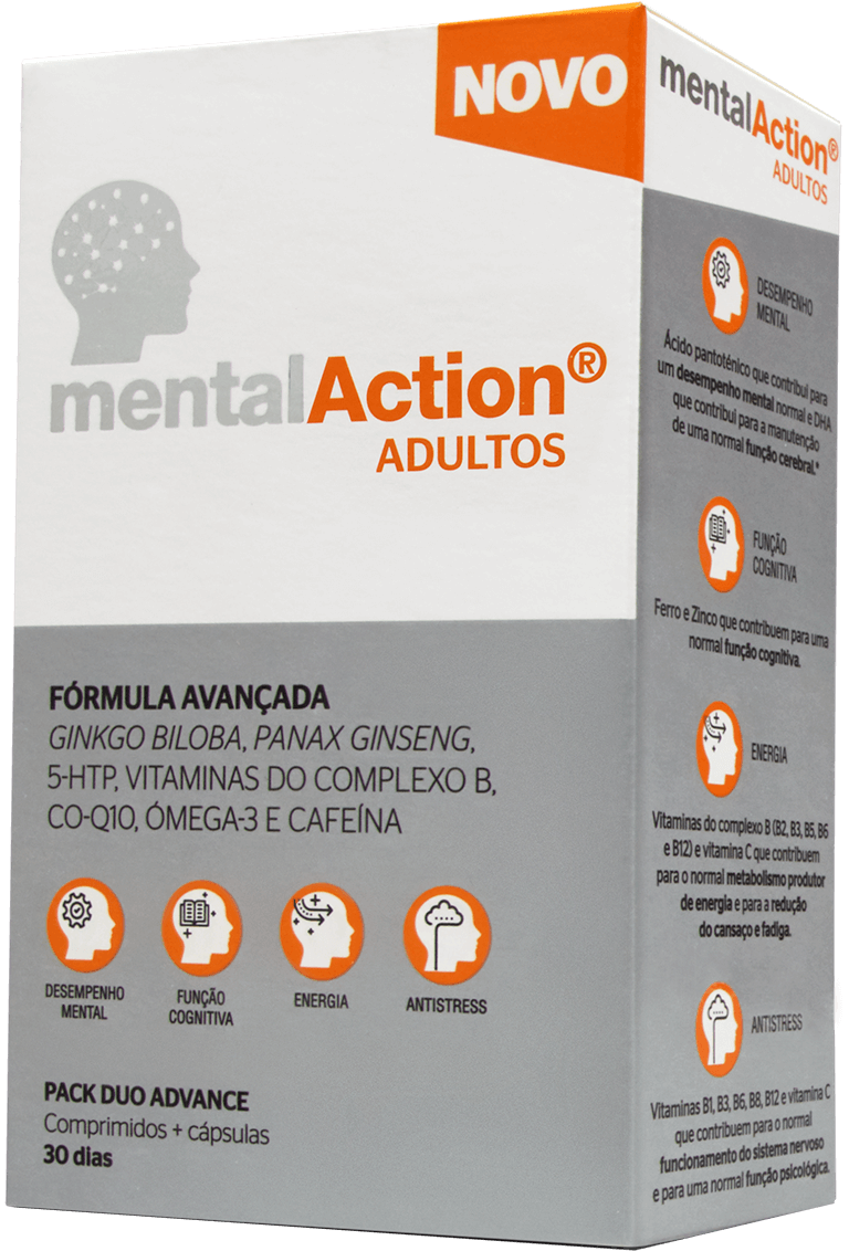 Mentalaction Adulto Comprimidos (x30 unidades) + Cápsulas (x30 unidades)