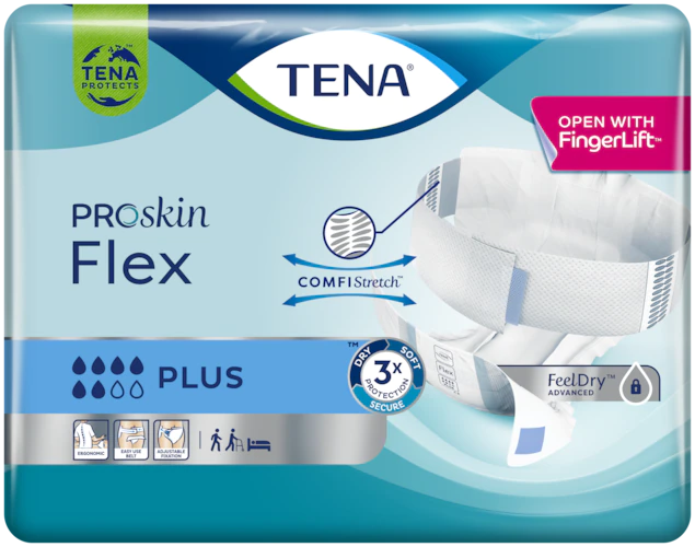 Tena Flex Plus Fralda_Tamanho L (x30 unidades)