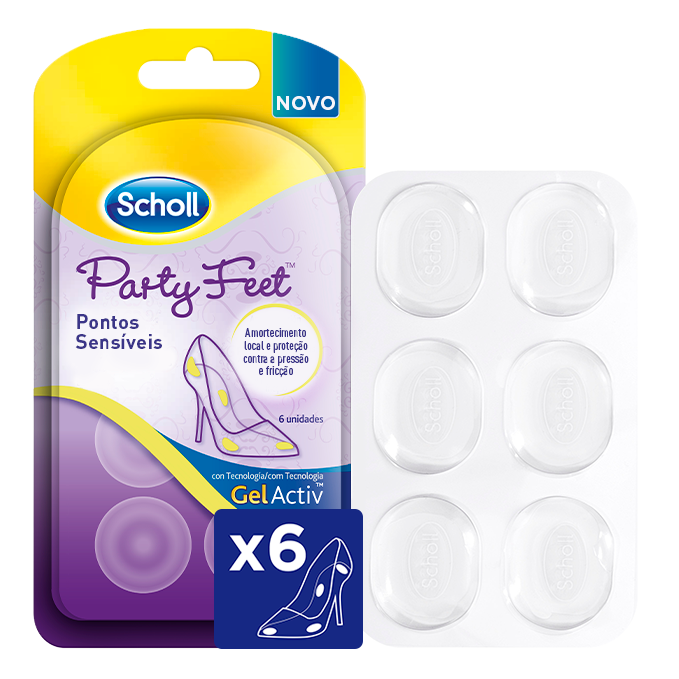 Scholl Gelactiv Party Feet Pontos Sensiveis