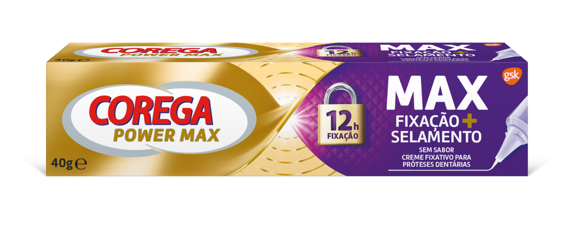 Corega Selamento Máximo Creme Fixador Próteses - 40g