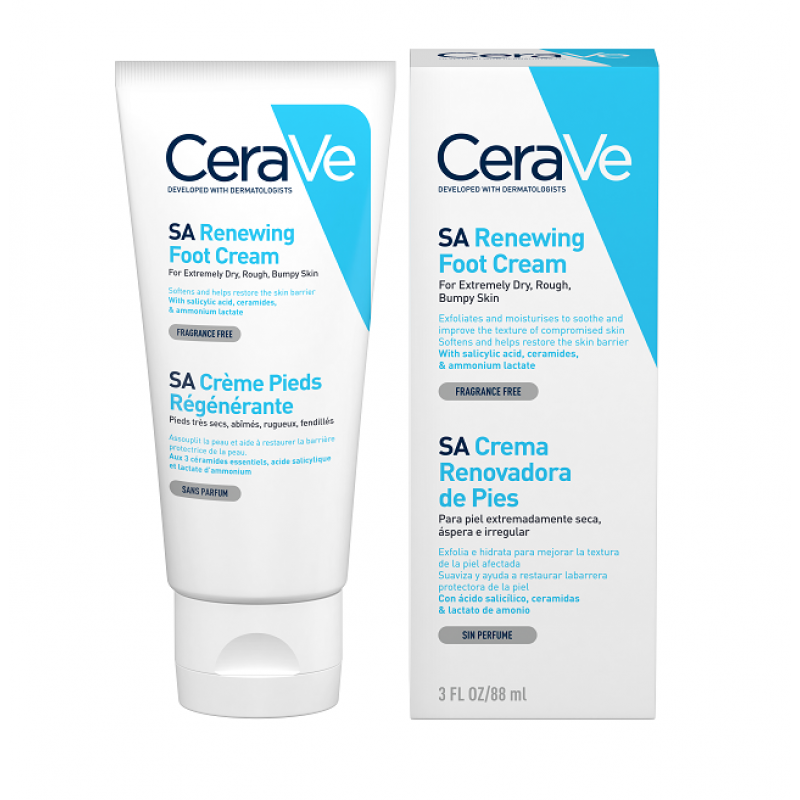 CeraVe SA Creme Renovador Pés  - 88 ml