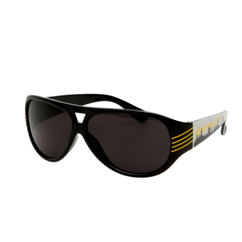 P Titboo Óculos Sol Preto Riscas Amarelas_ 6-12 meses