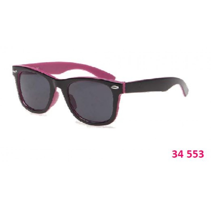 P Titboo Óculos Sol Feminino Rosa Preto_ 6-12 anos