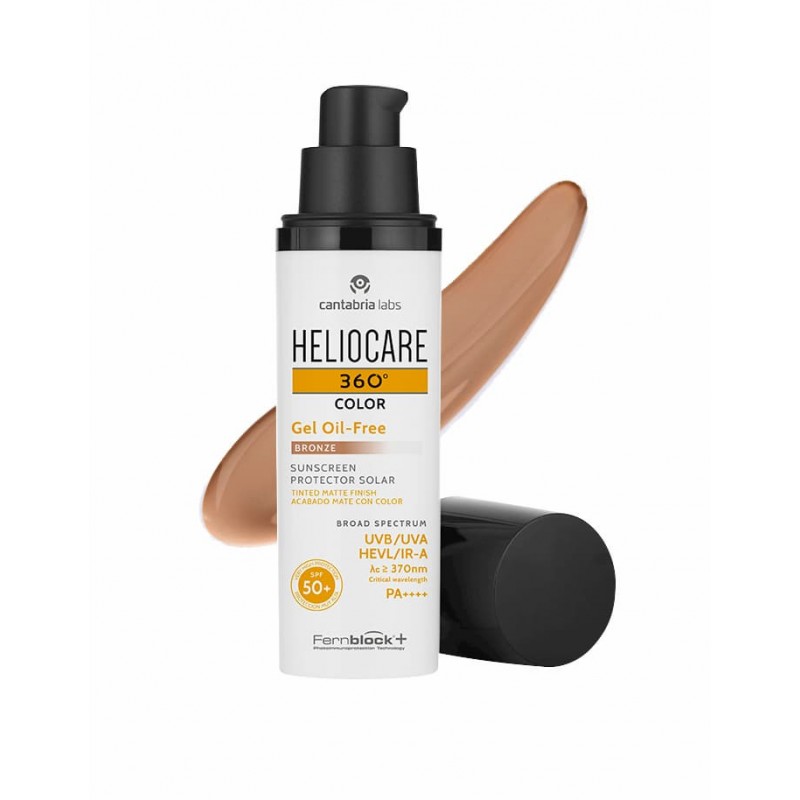 Heliocare 360º Color Gel Oil Free SPF50+ Cor Bronze - 50ml