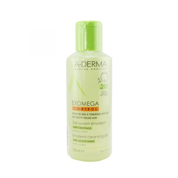 A-Derma Exomega Control Gel Corpo/Cabelo - 200ml