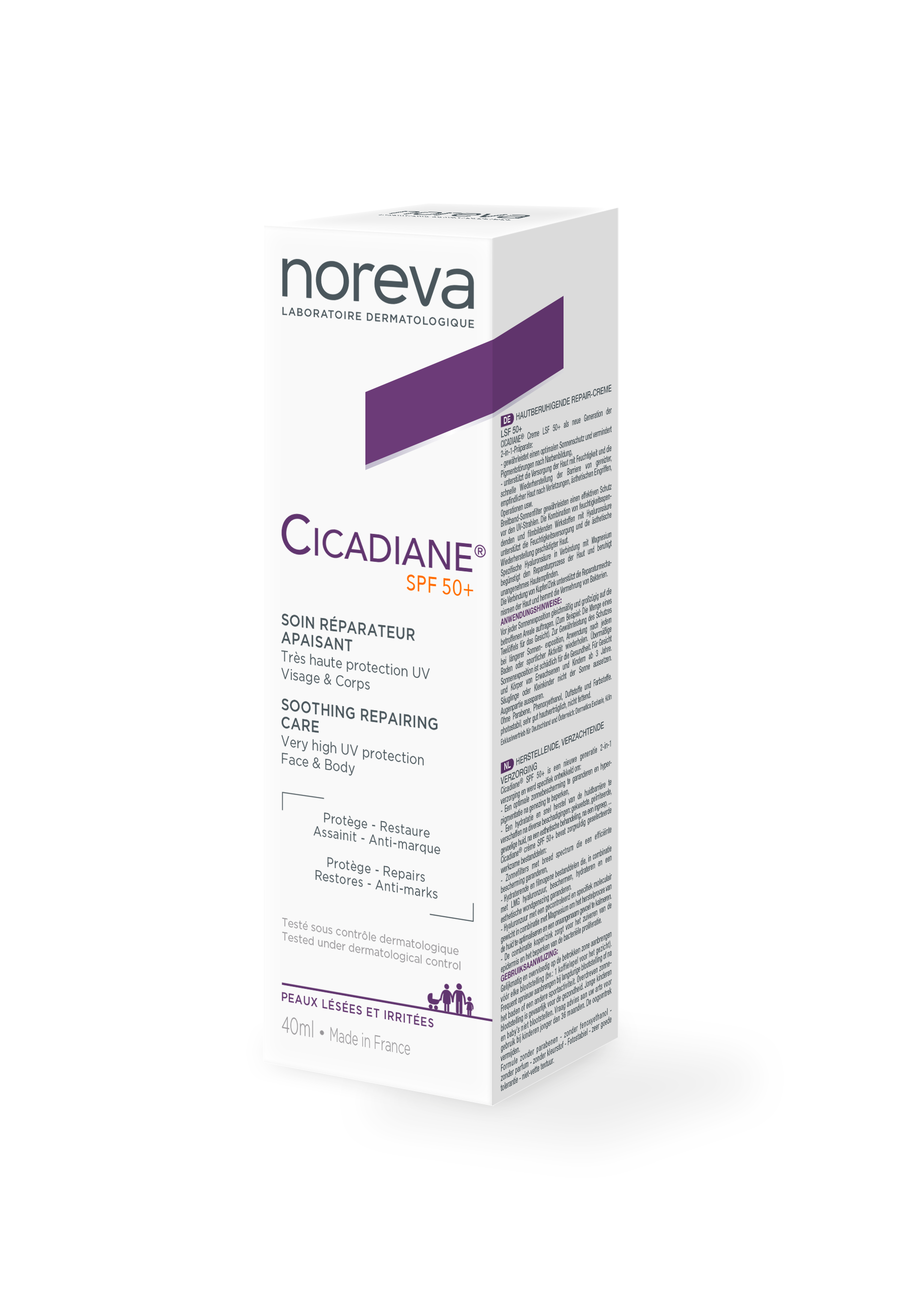 Noreva_Cicadiane Creme Reparador SPF50+ - 40ml