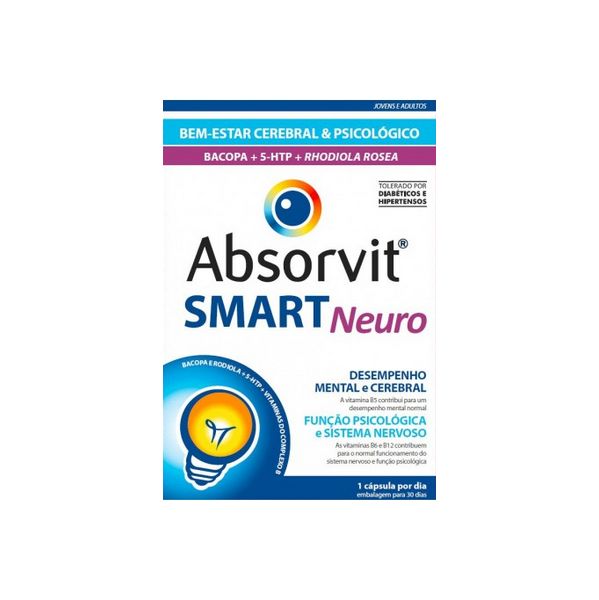 Absorvit Smart Neuro Cápsulas (x30 unidades)