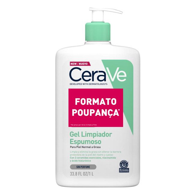 Cerave Gel Espuma Limpeza - 1000ml