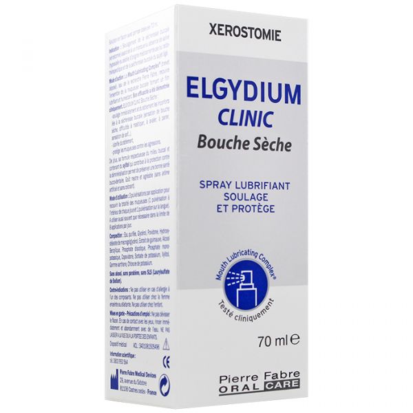 Elgydium Clinic Xeros Spray Boca Seca - 70ml