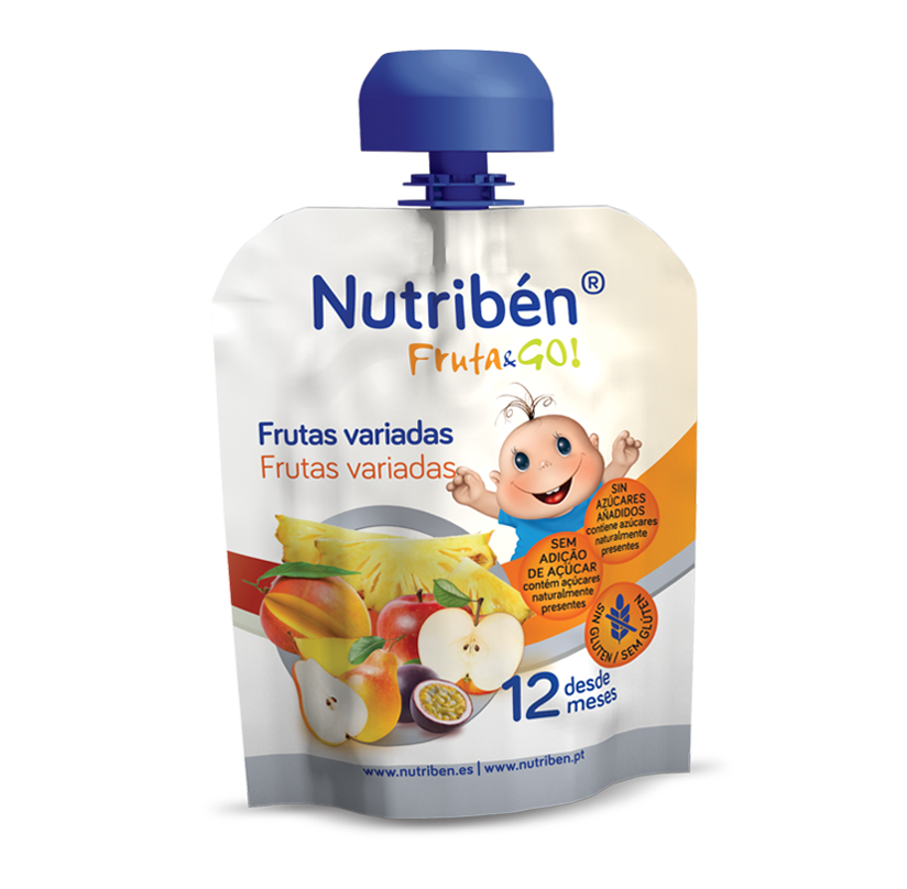 Nutriben Fruta Go Pure_ Frutas Variadas - 90g