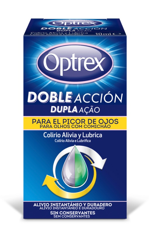 Optrex Colírio Dupla Ação Olhos Comichão - 10ml