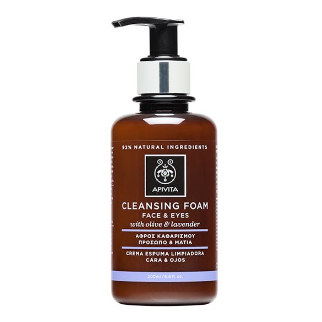 Apivita Espuma Limpeza Rosto e Olhos - 200ml