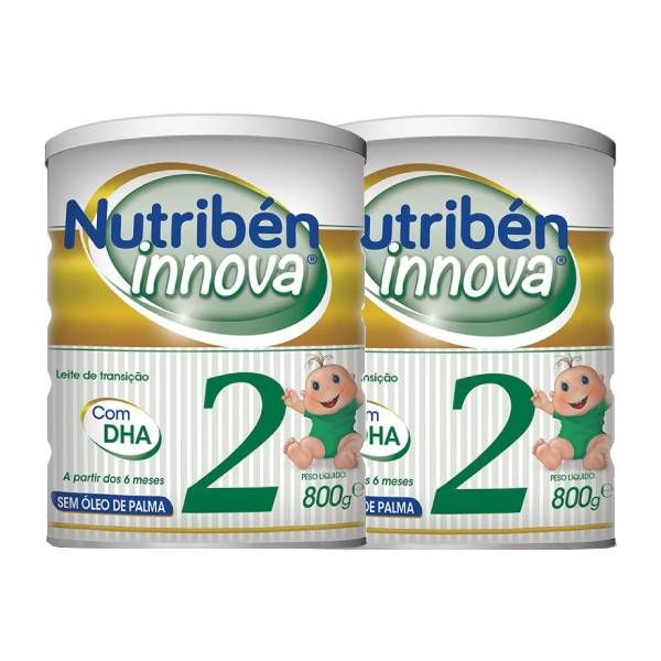 Nutriben Innova 2 Leite Transição- 800g (x2 unidades) -50% 2ª unidade