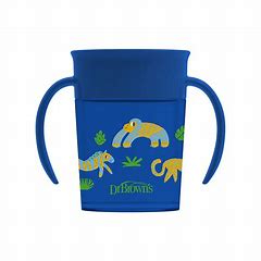 Dr Browns Cheers 360º Copo Sem Bocal - 200ml (Azul) 6meses+