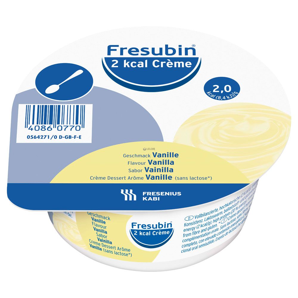 Fresubin 2kcal_ Creme BAUNILHA - 125g (x4 unidades)