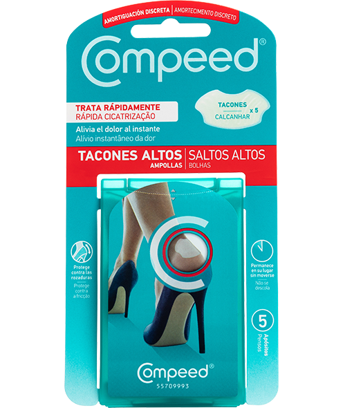 Compeed Salto Alto Penso Bolha Calcanhar (x5 unidades)