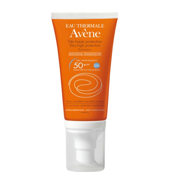 Avène Solar Emulsão SPF50+ s/ Perfume - 50 ml