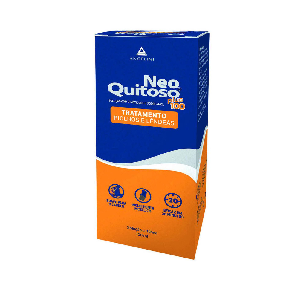 Neo Quitoso Plus Solução Cutânea Piolhos Lêndeas - 100ml