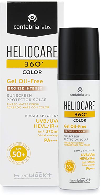 Heliocare 360º Oil free Gel cor SPF50+ Bronze Intense - 50ml