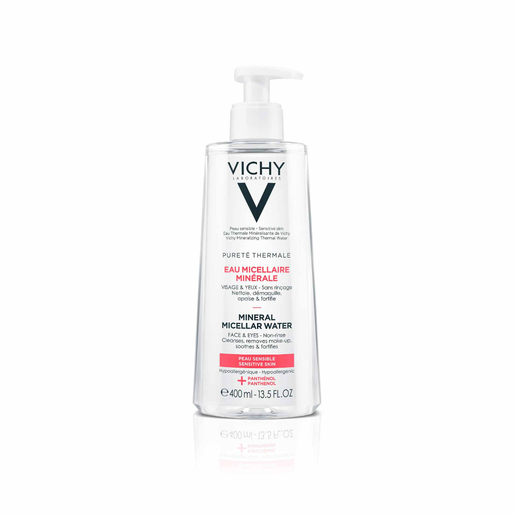Vichy Pureté Thermale Água Micelar Mineral _ Pele Sensível - 400ml