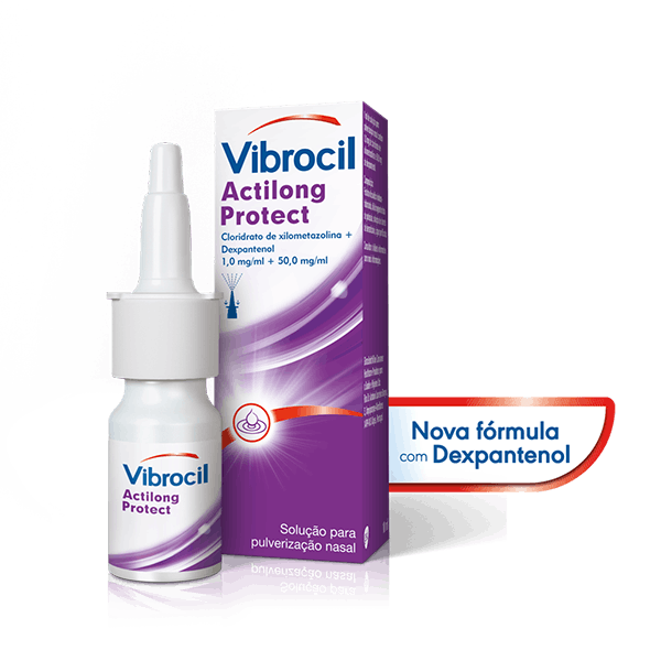 Vibrocil ActilongProtect, 1/50 mg/mL-15mL solução pulverização nasal