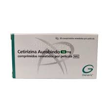 Cetirizina Aurobindo MG, 10 mg (x20 comprimidos revestidos)