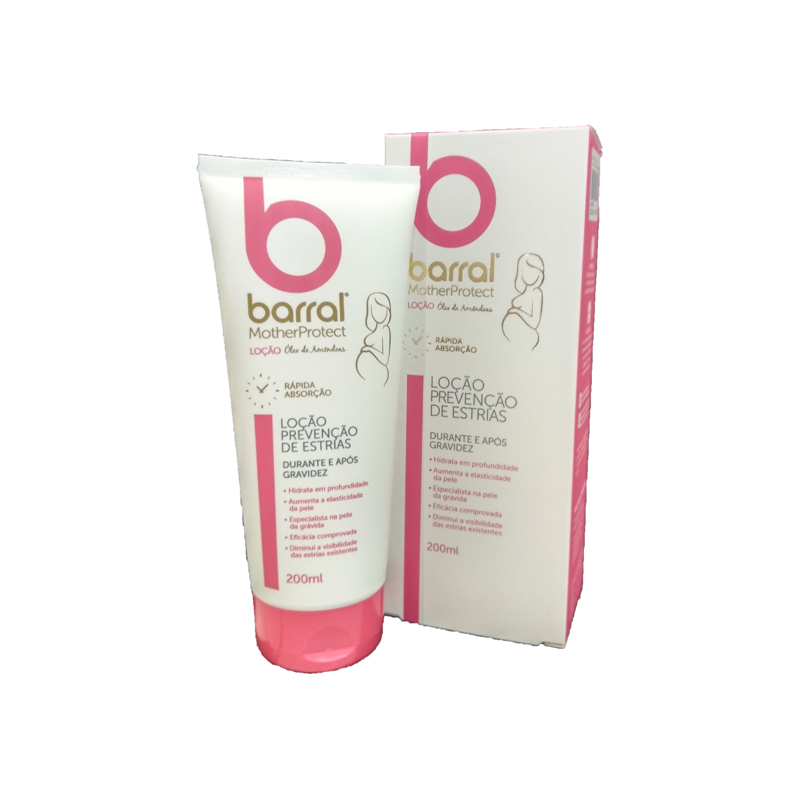 Barral Motherprotect Loção Óleo Amêndoa Doce - 200ml