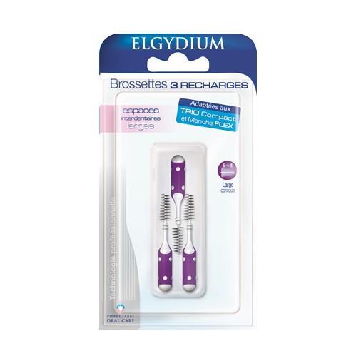 Elgydium Clinic Escovilhão Recarga Violeta (x3 unidades)