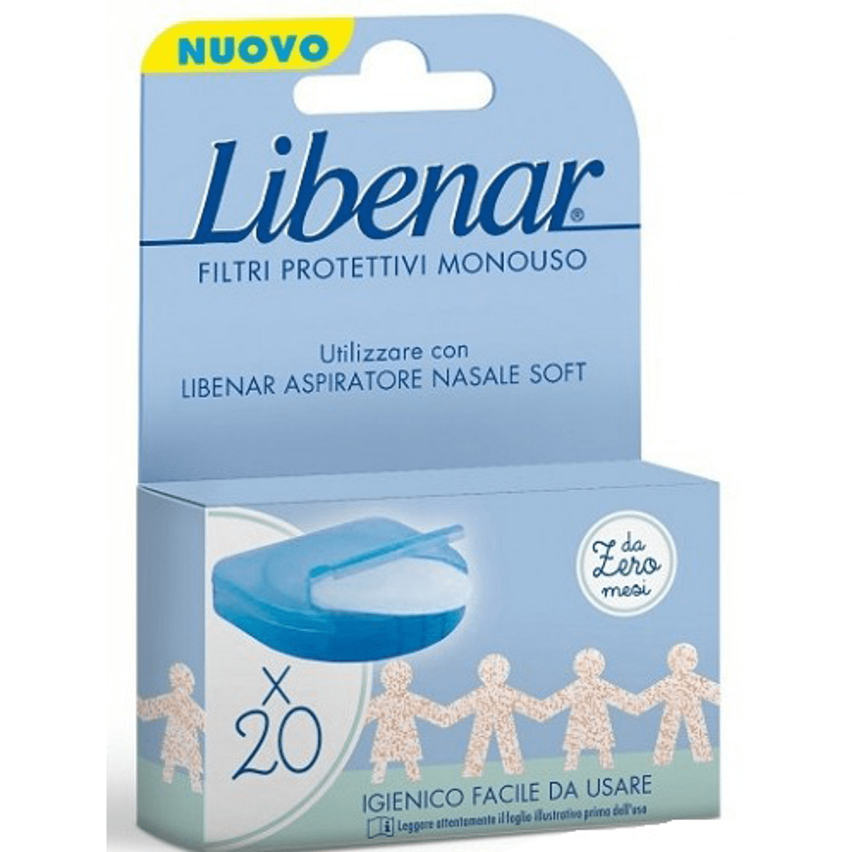 Libenar Baby Recarga Aspirador Nasal Filtro Descartável (x20 unidades)
