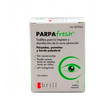 Parpafresh Toalhitas  Limpeza Periocular (x6 unidades)