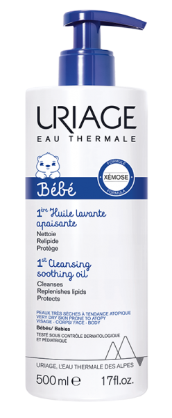 Uriage Bebé 1º Óleo Lavagem Apaziguante - 500ml