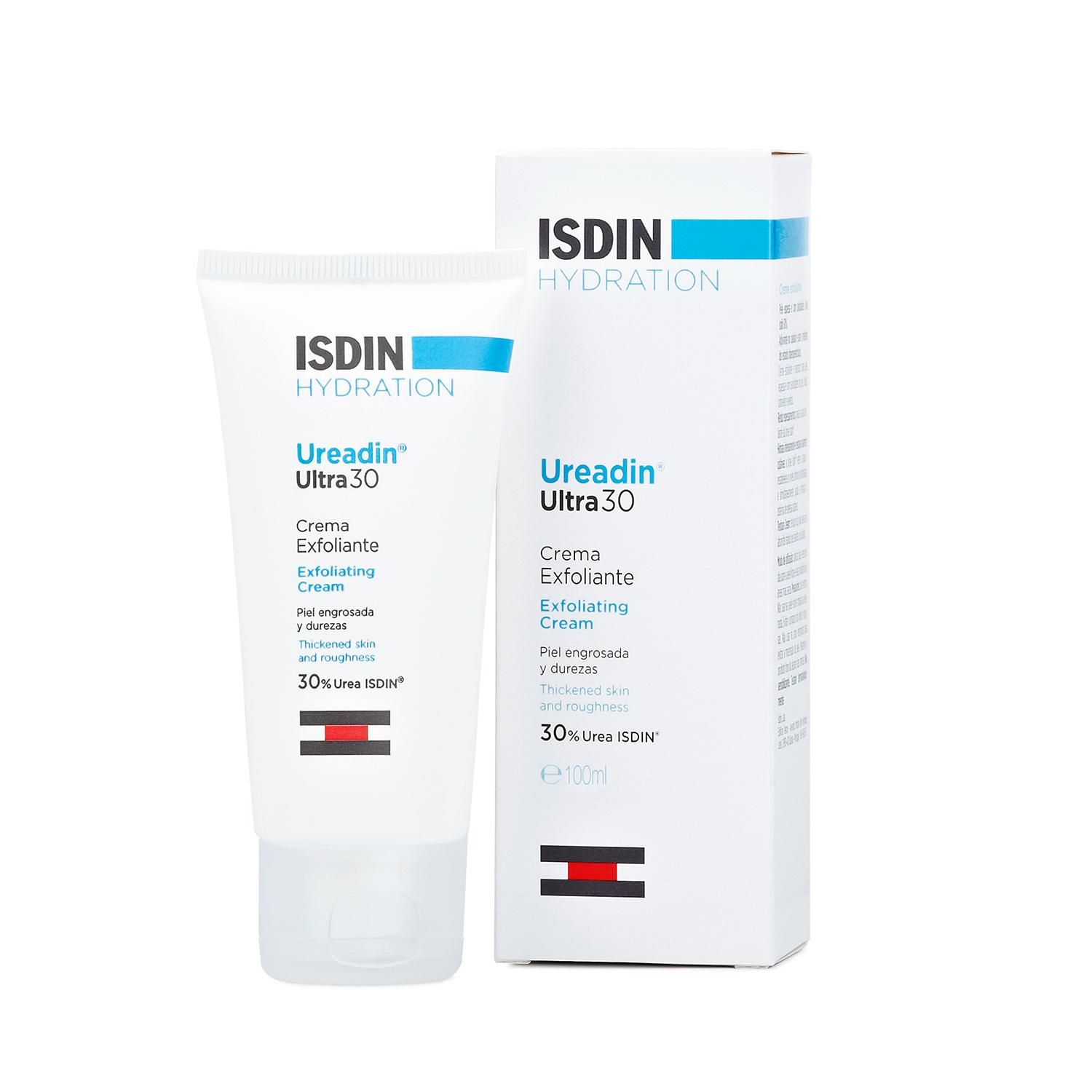 ISDIN Ureadin Ultra30 100ML - Creme Exfoliante para uma pele muito seca com 30% de ureia.
