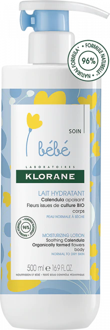 Klorane Bebé Leite Hidratante Calêndula - 500ml