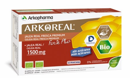 Arkoreal Geleia Real - 1500mg (x20 ampolas bebiveis)